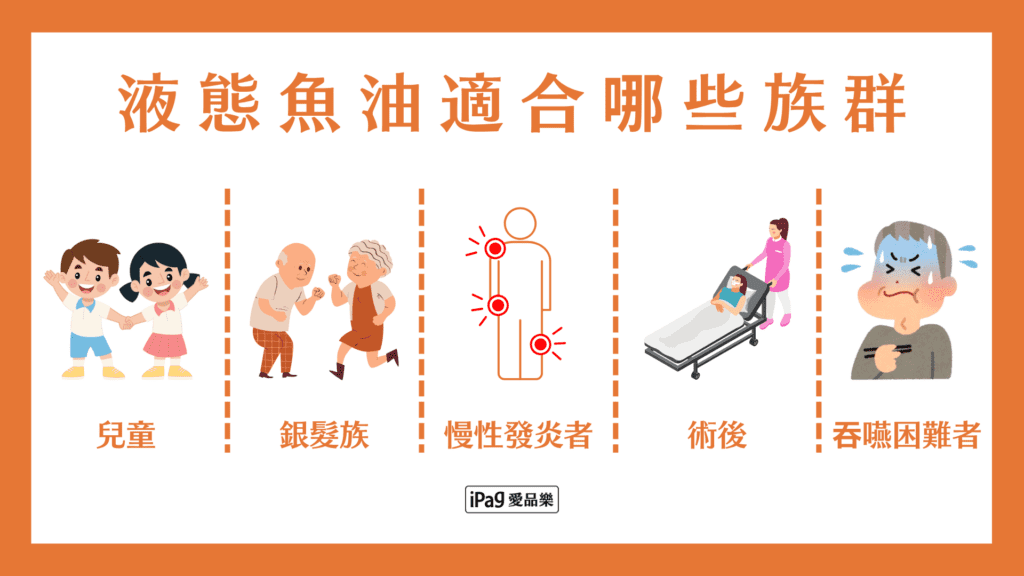 液態魚油適合哪些族群