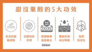 甜沒藥醇 的5大功效