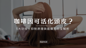 咖啡因是什麼?5大頭皮活化功效、抑制原理與選購方向全解析